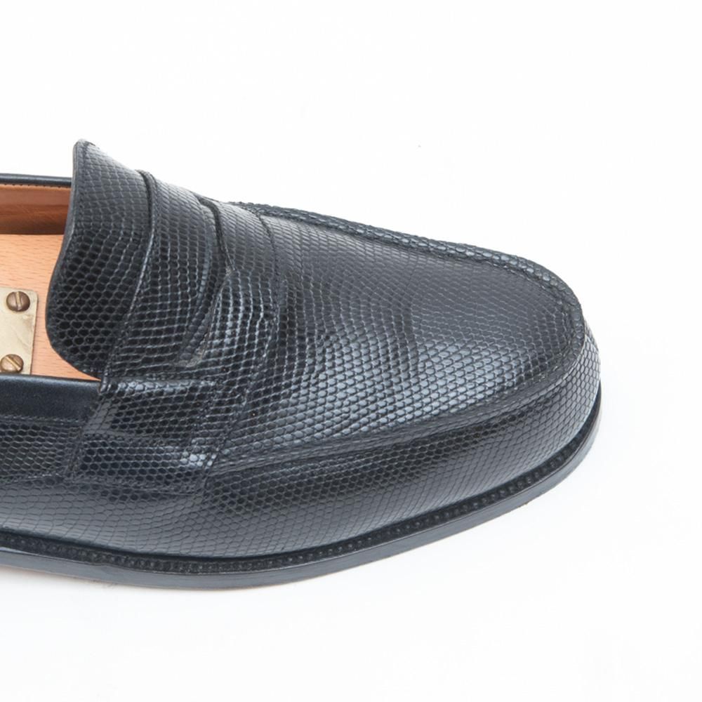 ジェイエムウエストン リザード ブラック 180 ローファー サイズ5.5D