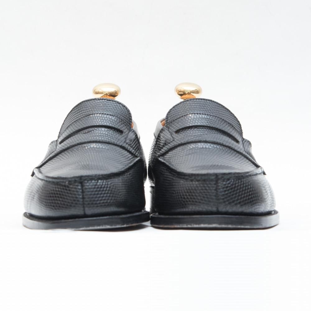 ジェイエムウエストン リザード ブラック 180 ローファー サイズ