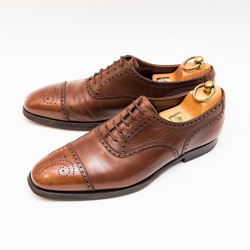 35.CROCKETT&JONES ハンドグレードライン セミブローグ 7.5E