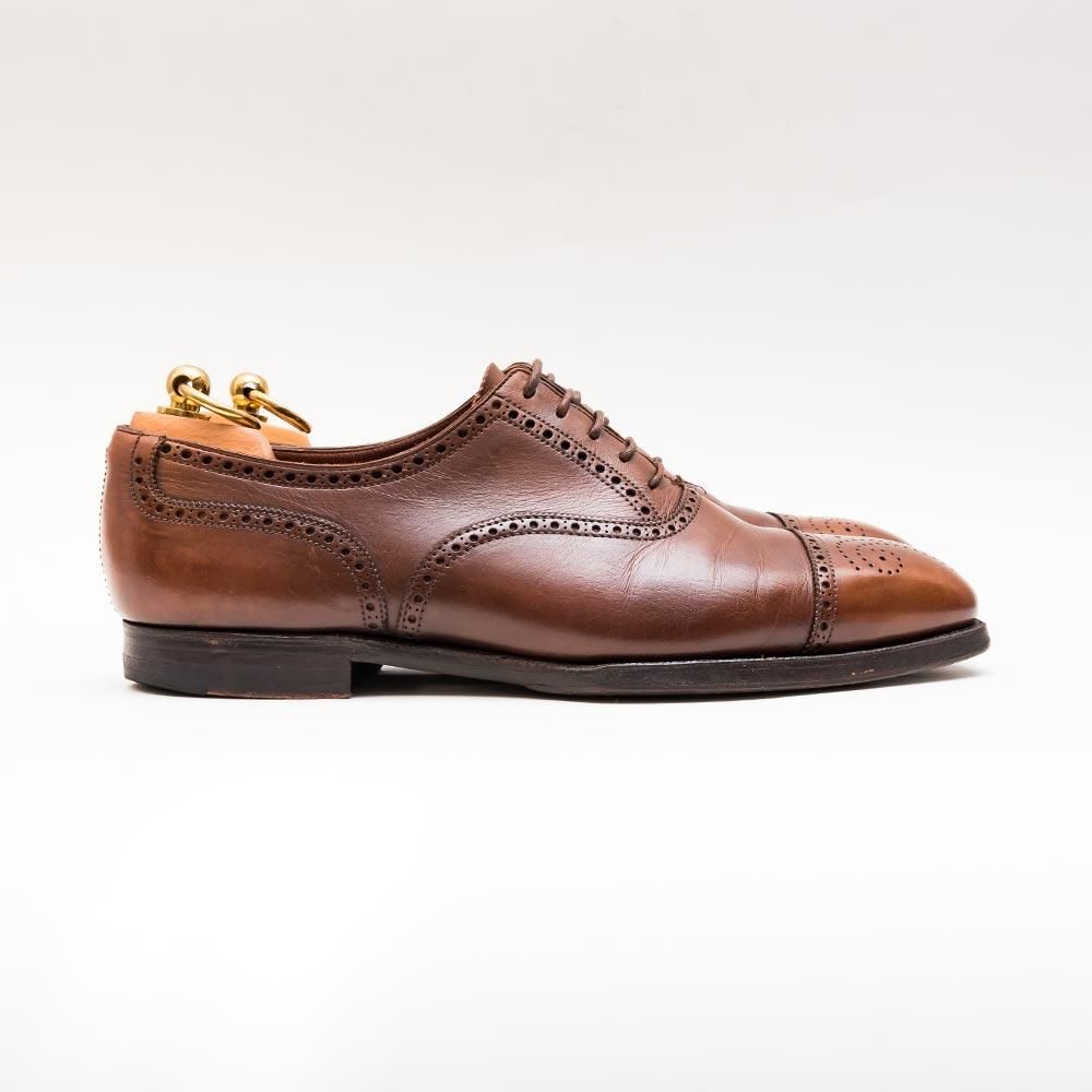 35.CROCKETT&JONES ハンドグレードライン セミブローグ 7.5E