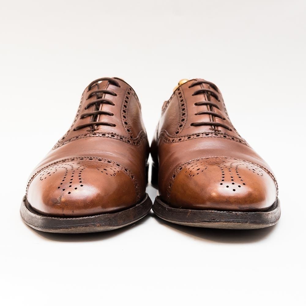 35.CROCKETT&JONES ハンドグレードライン セミブローグ 7.5E