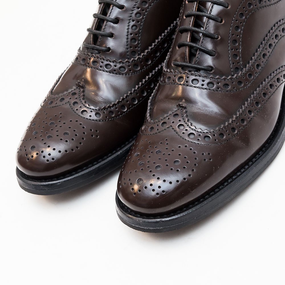 チャーチ BURWOOD バーウッド ポリッシュドバインダー ブラウン サイズ3.5 - 中古革靴販売|革靴の通販ラスタイルシューズショップ