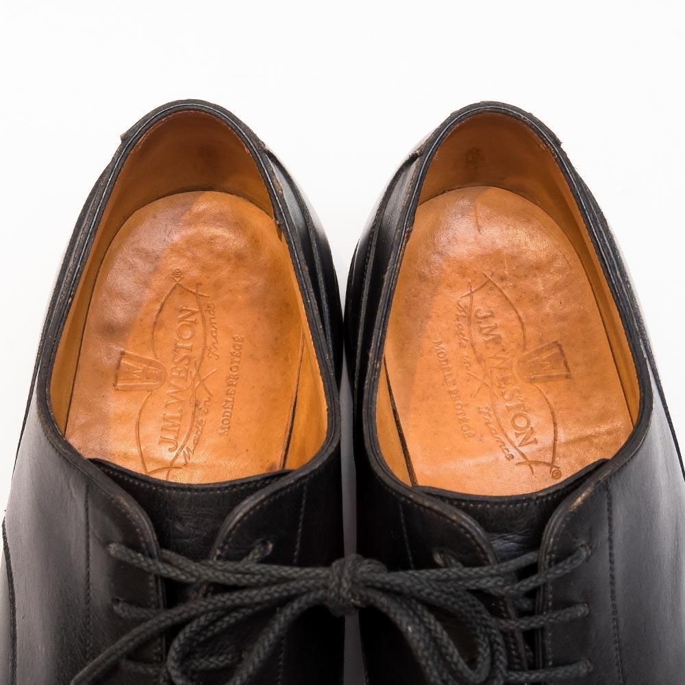 J.M. Weston ゴルフ ロシアンカーフ ブラック 8.5 J.M.WESTON の