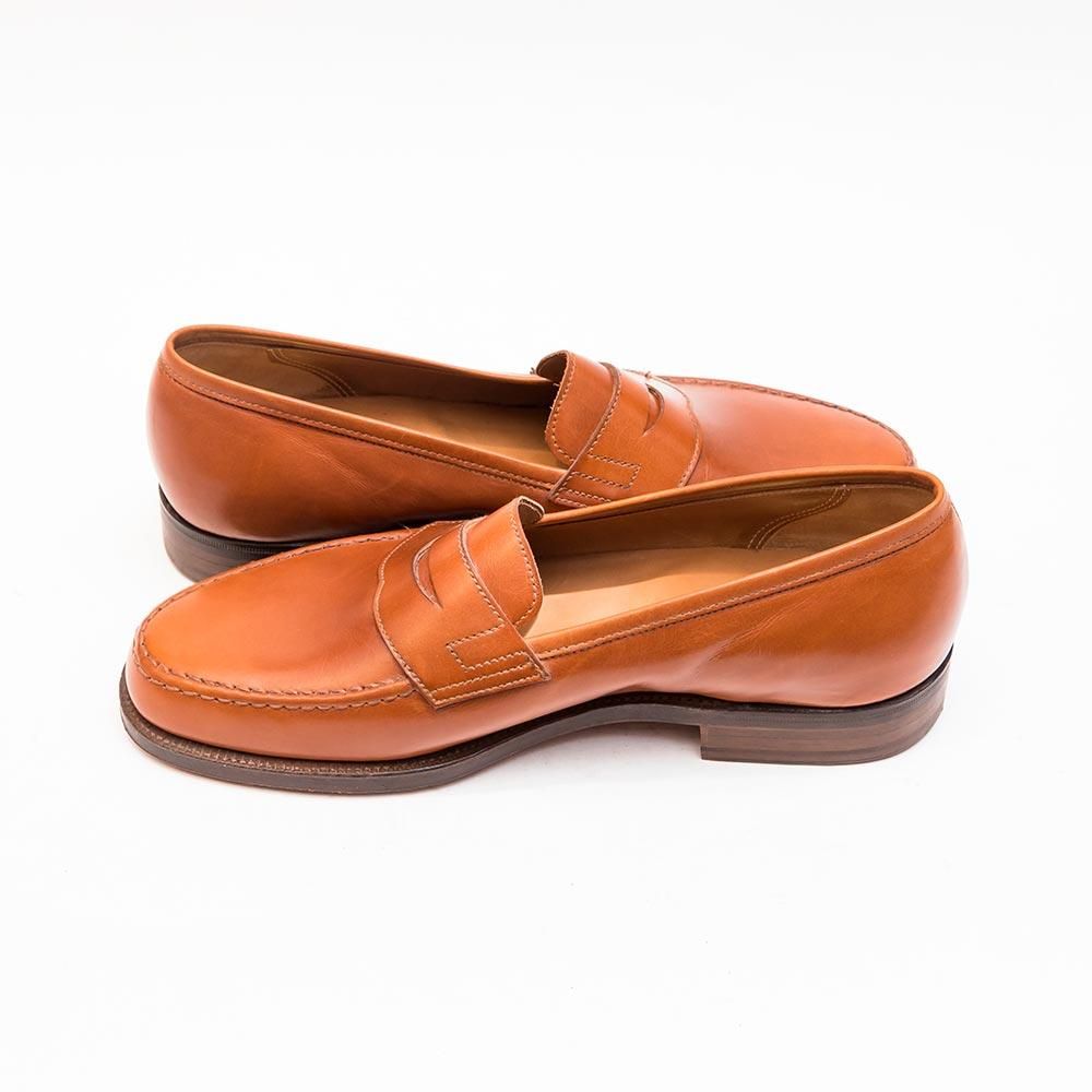 クロケット＆ジョーンズ　ブラウンスエード　ローファー6 CROCKETT&JONES / 別注 MAINE スエードローファー（ローファー
