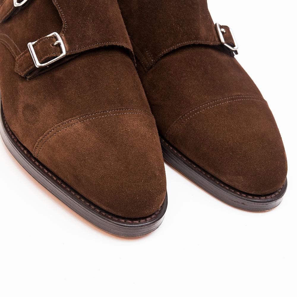 ジョンロブ WILLIAM（ウィリアム）ダブルモンク スエード ブラウン