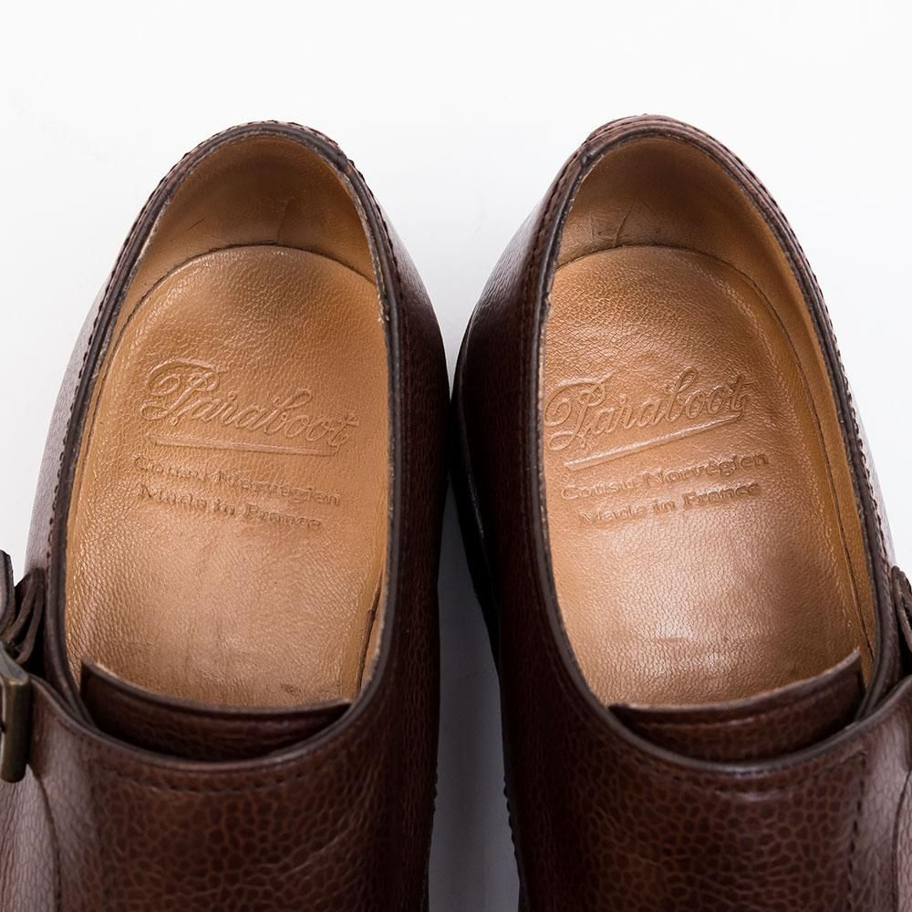 パラブーツ WILLIAM【ウィリアム】ダブルモンク ブラウン グレイン