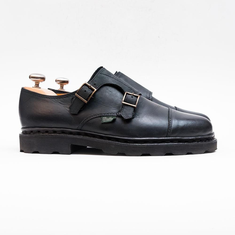 パラブーツ　Paraboot ウィリアム　ダブルモンク　ブラック　9 WILLIAM / NOIR – Paraboot