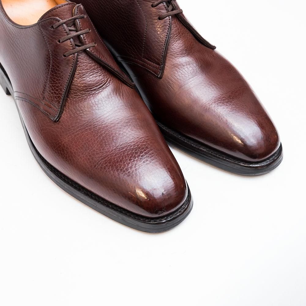 美品 ジョンロブ JOHN LOBB レザーシューズ perrier ペリエ ダービーシューズ カーフレザー 革靴 メンズ イングランド製 7 1/2(26cm相当) ブラック