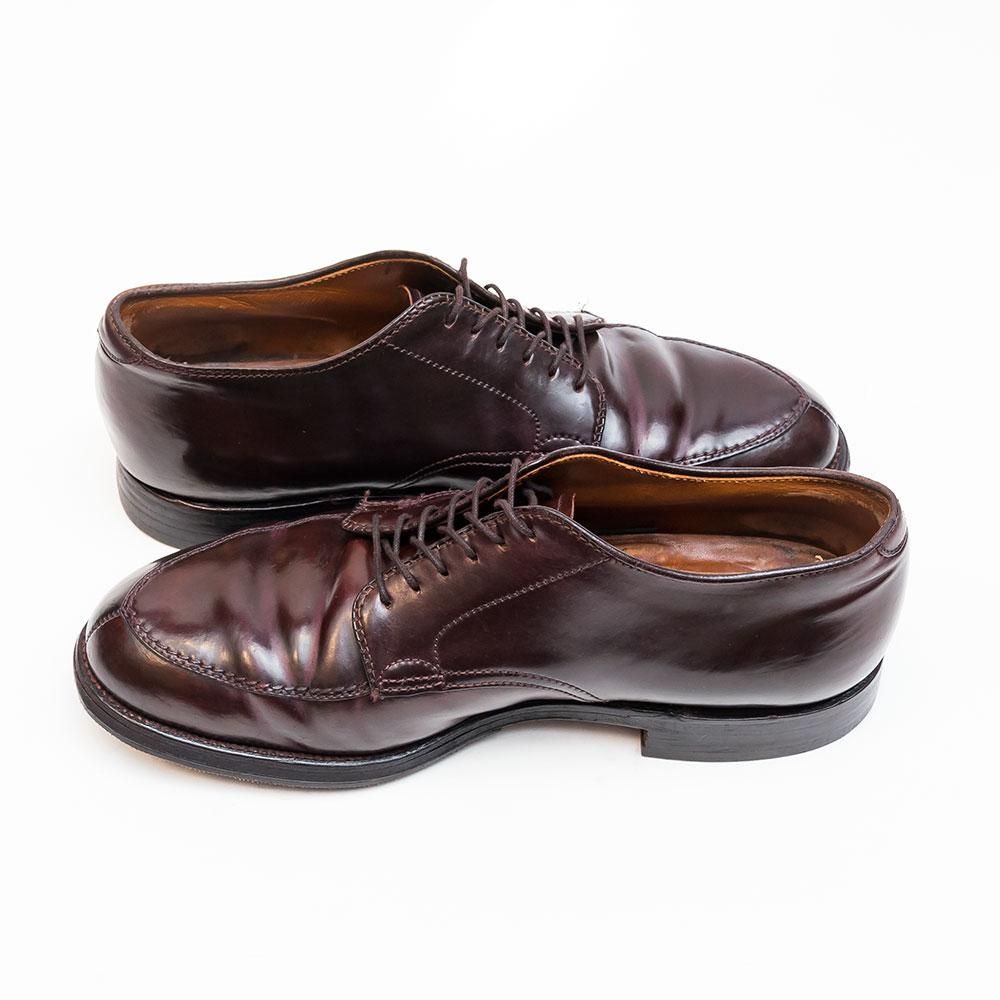 オールデン 8798 Vチップ コードバン バーガンディ サイズ7E - 中古