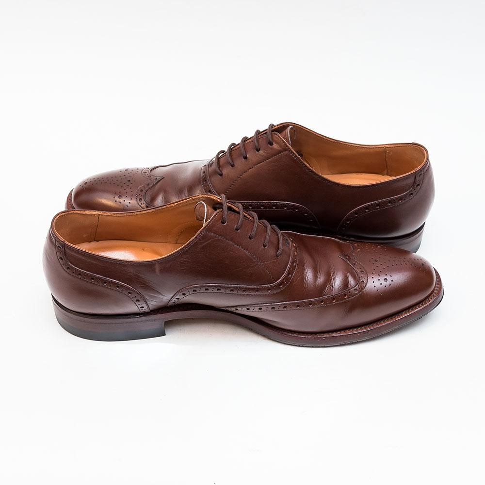 【美品】SCOTCH GRAIN スコッチグレイン　Uチップ（25.5）革靴　茶 ウイングチップ 3525 | SCOTCH GRAIN (Men)/スコッチ