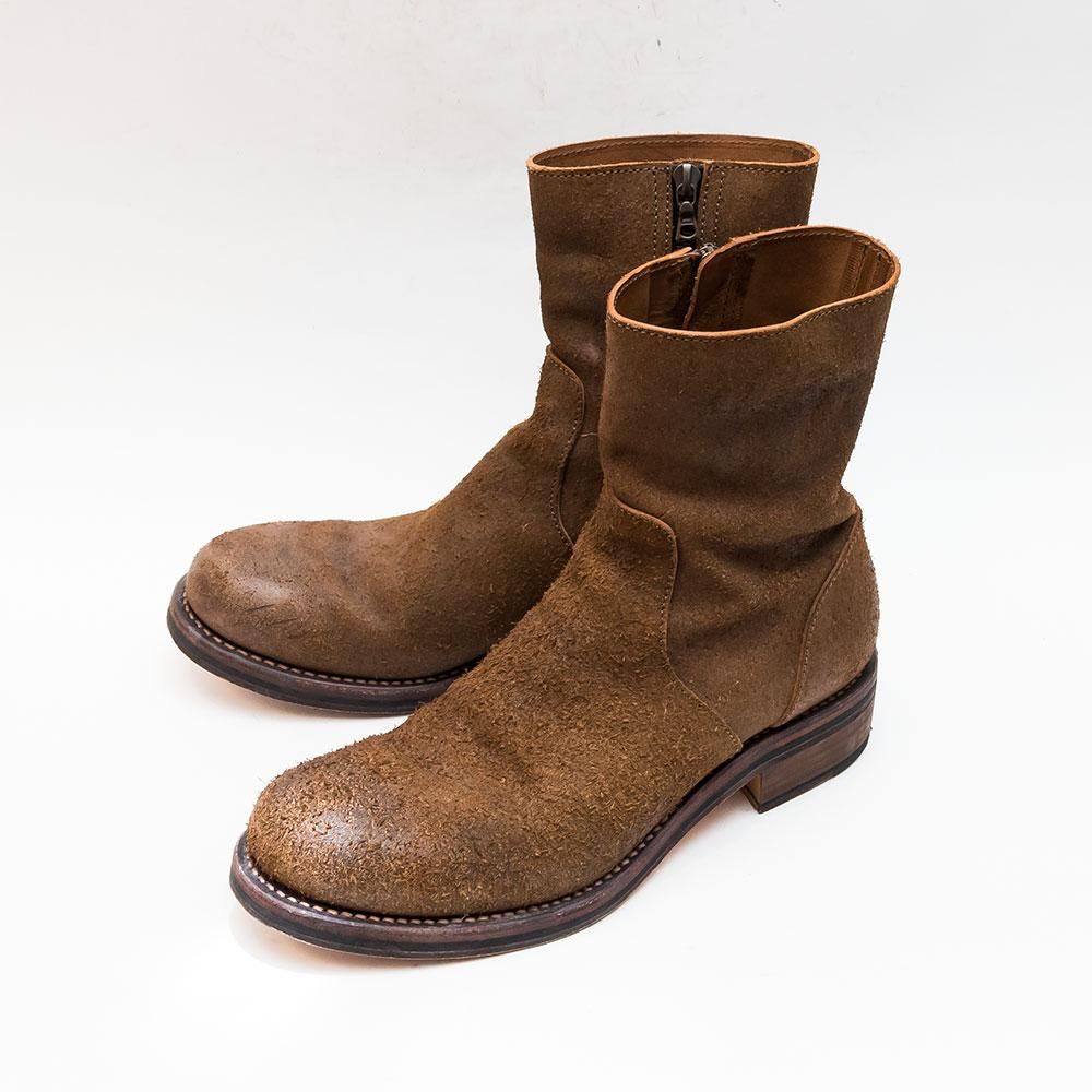 バックラッシュ ステアスエード 牛脂仕上げ サイドジップブーツ 566-02