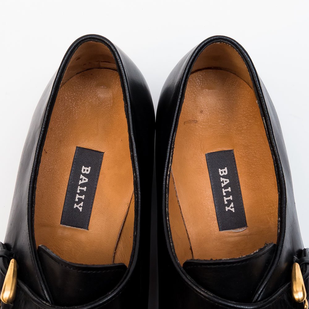 バリー シングル モンクストラップ ブラック サイズ6.5E - 中古革靴 