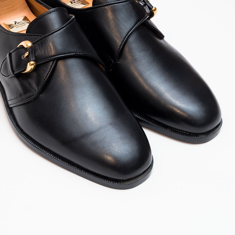 バリー シングル モンクストラップ ブラック サイズ6.5E - 中古革靴販売|革靴の通販ラスタイルシューズショップ