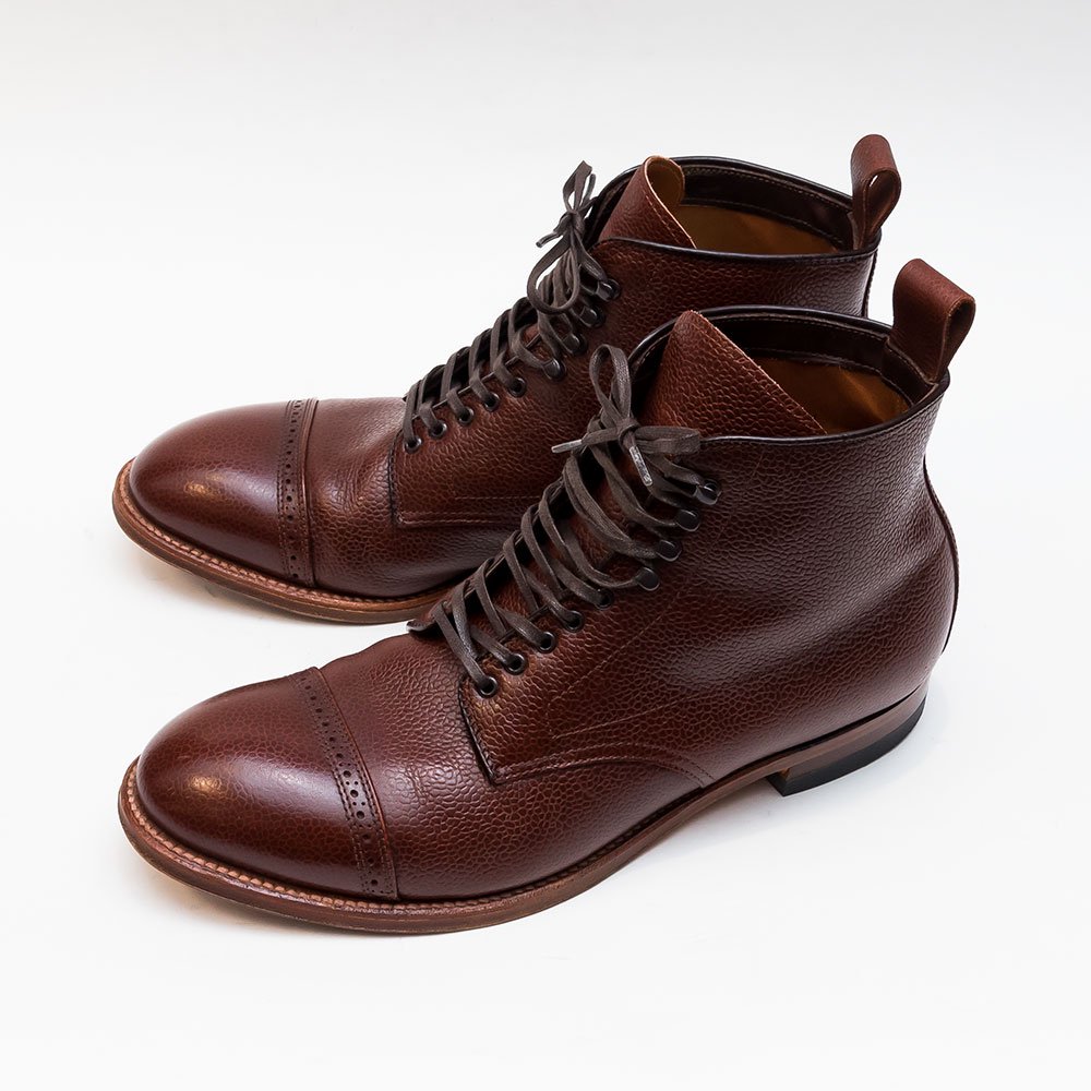 オールデン パンチドキャップトゥブーツ 41922H サイズ9E - 中古革靴 