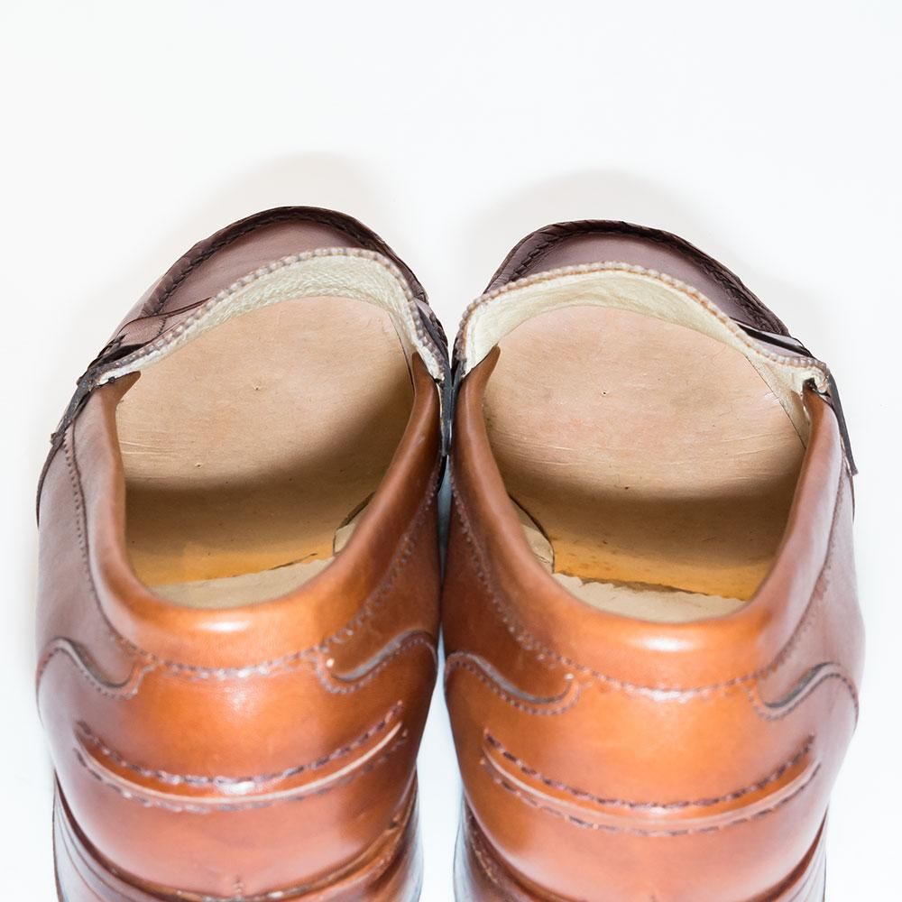サンダース ペニーローファー ビーフロール サイズ7 - 中古革靴