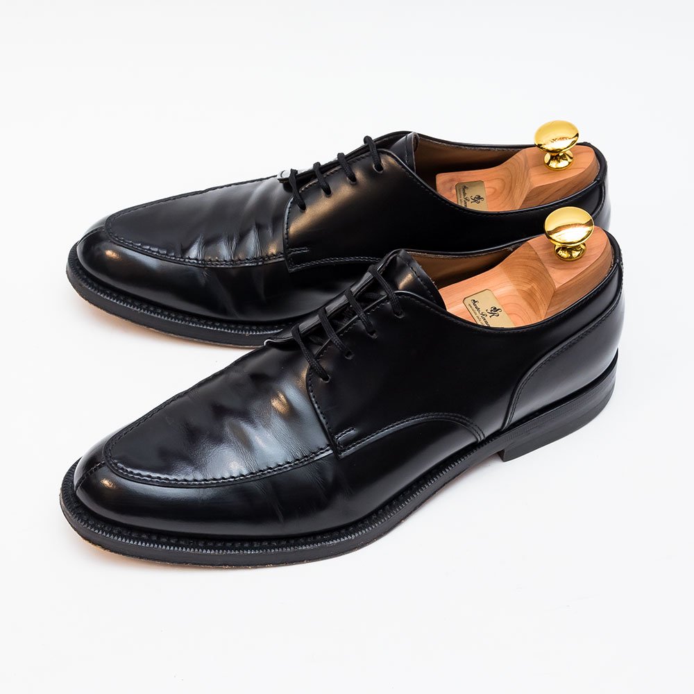 シルバノマッツァ Uチップ ブラック サイズ5.5 - 中古革靴販売|革靴の通販ラスタイルシューズショップ