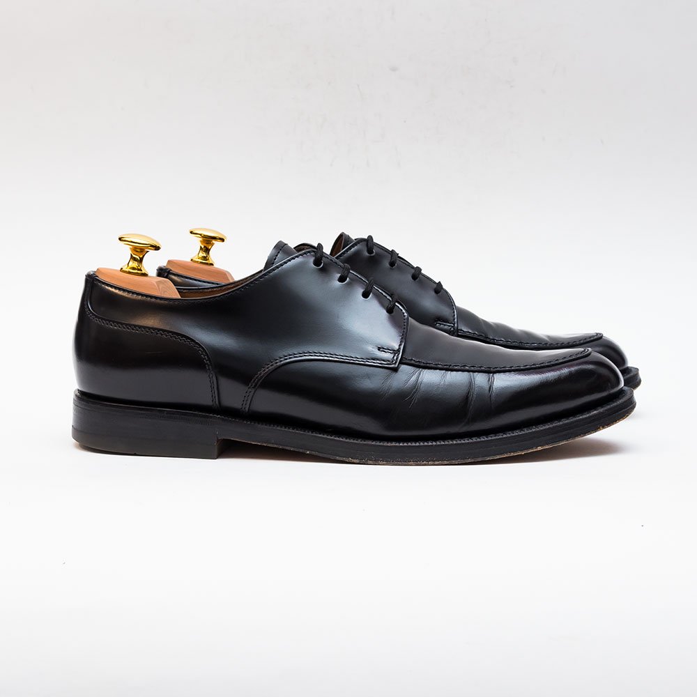 シルバノマッツァ Uチップ ブラック サイズ5.5 - 中古革靴販売|革靴の 