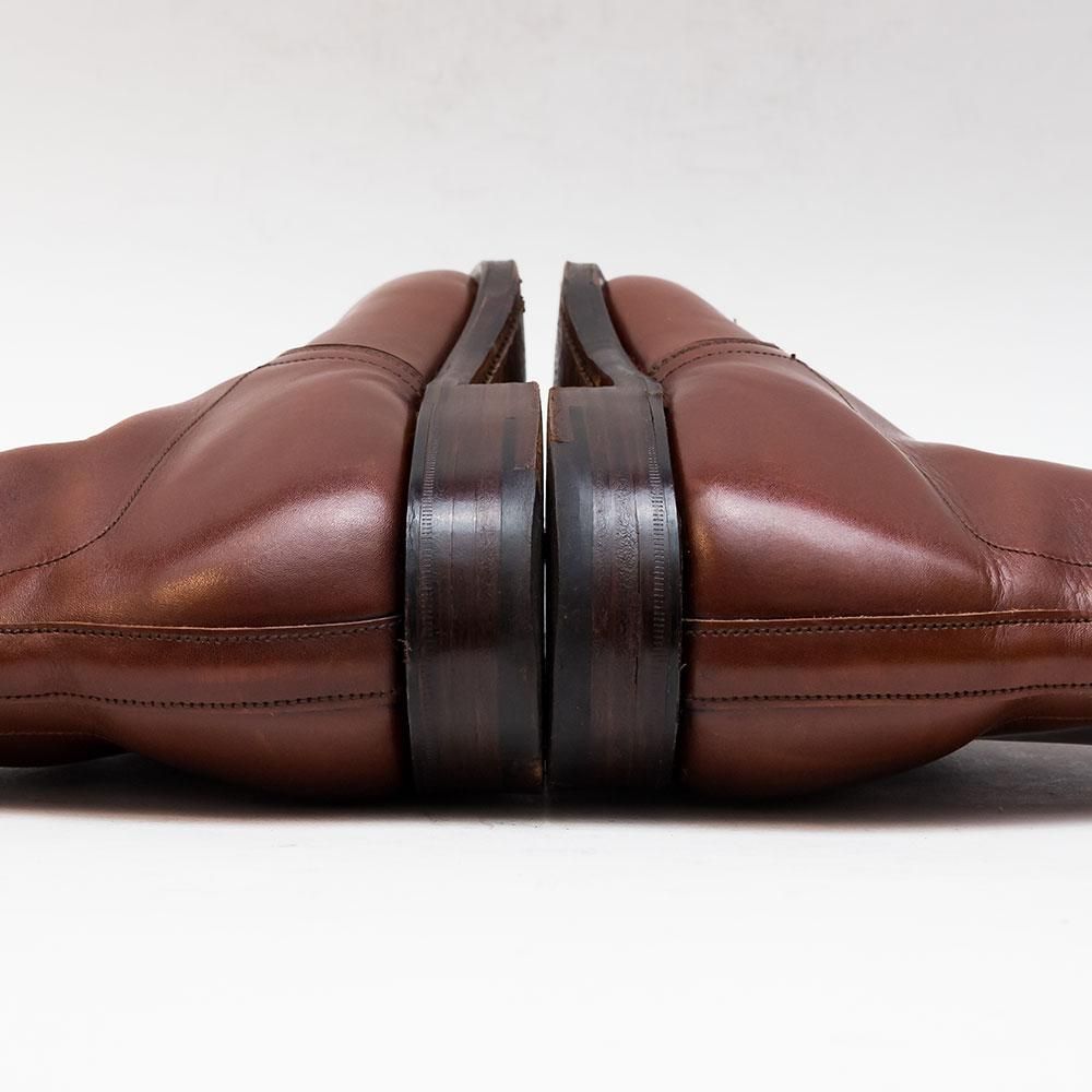 ロイドフットウェア キャップトゥ レースアップブーツ ブラウン