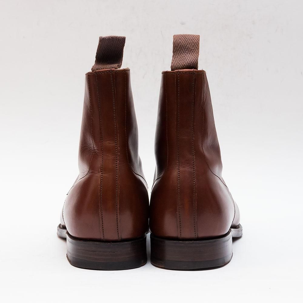 ロイドフットウェア キャップトゥ レースアップブーツ ブラウン