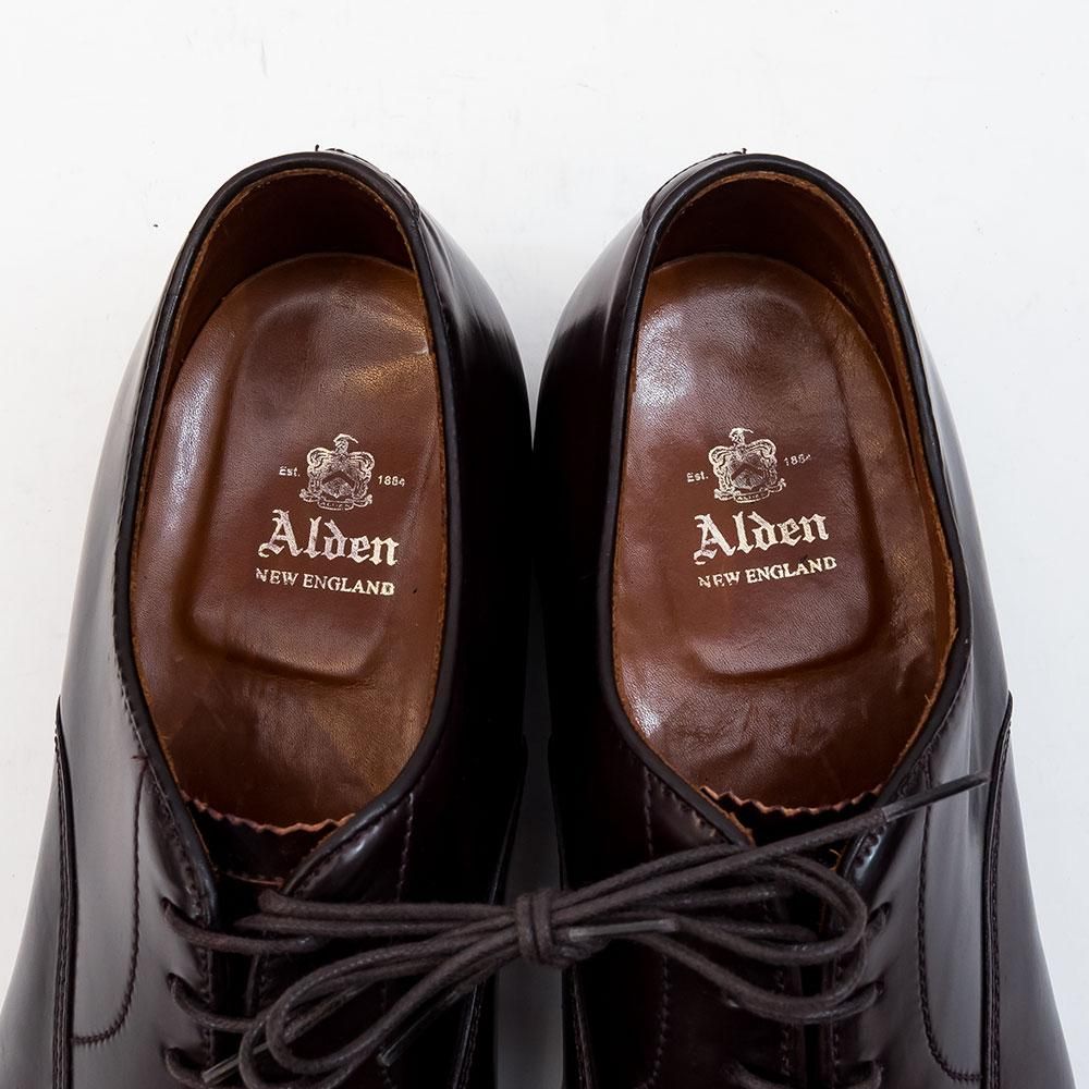 オールデン 9015 パンチドキャップトゥ コードバン バーガンディ