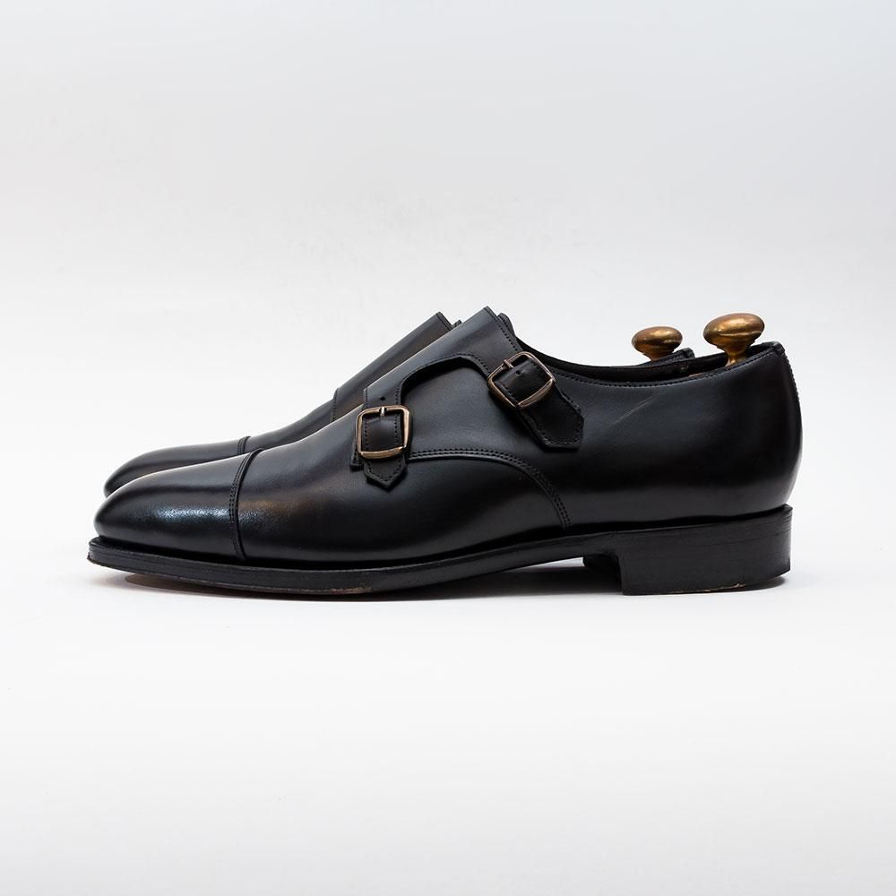 美品　EDWARD GREEN ウエストミンスター　ダブルモンク　7.5/8 美品 EDWARD GREEN ウエストミンスター ダブルモンク 7.5/8