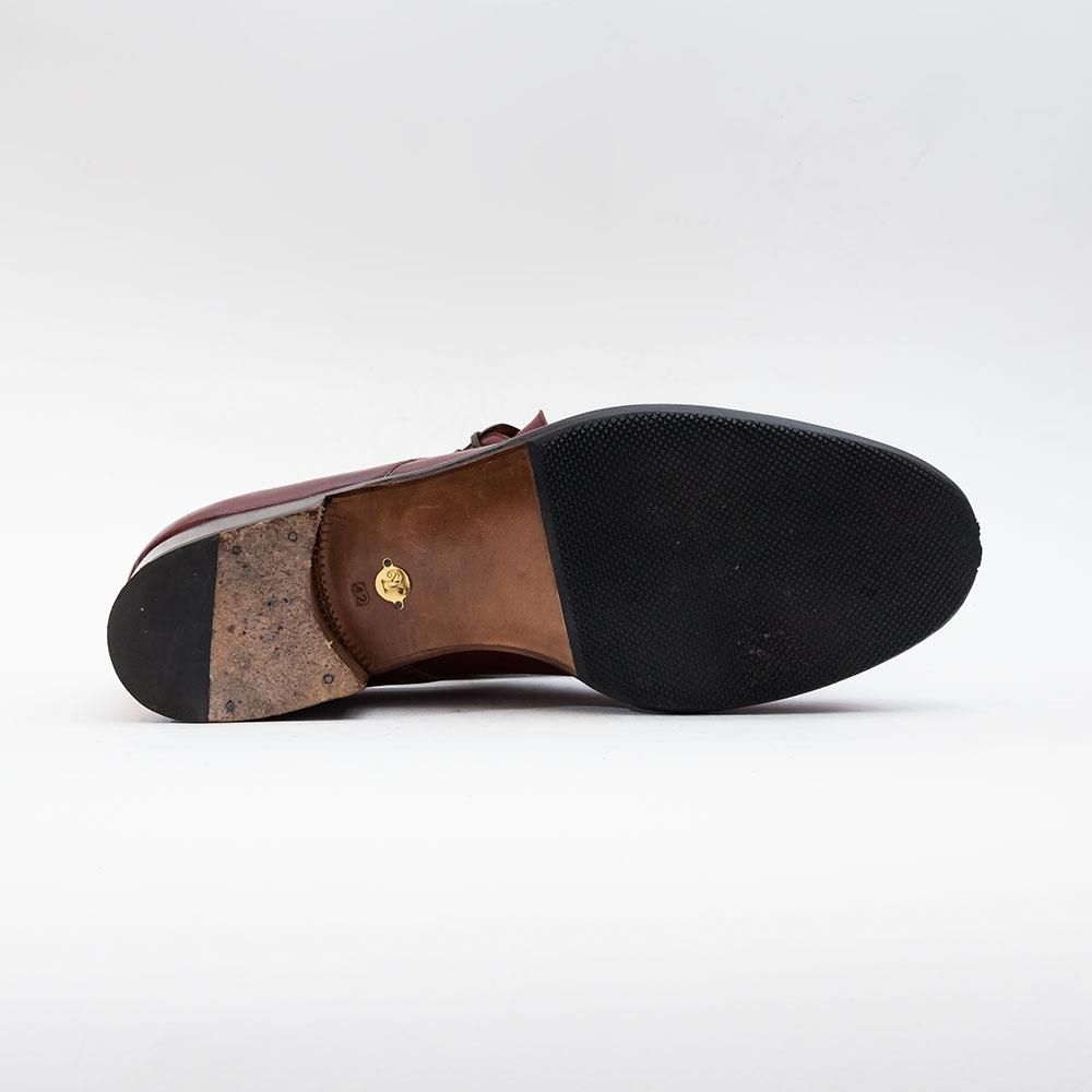 レユッカス Uチップ バーガンディ サイズ42 - 中古革靴販売|革靴の通販