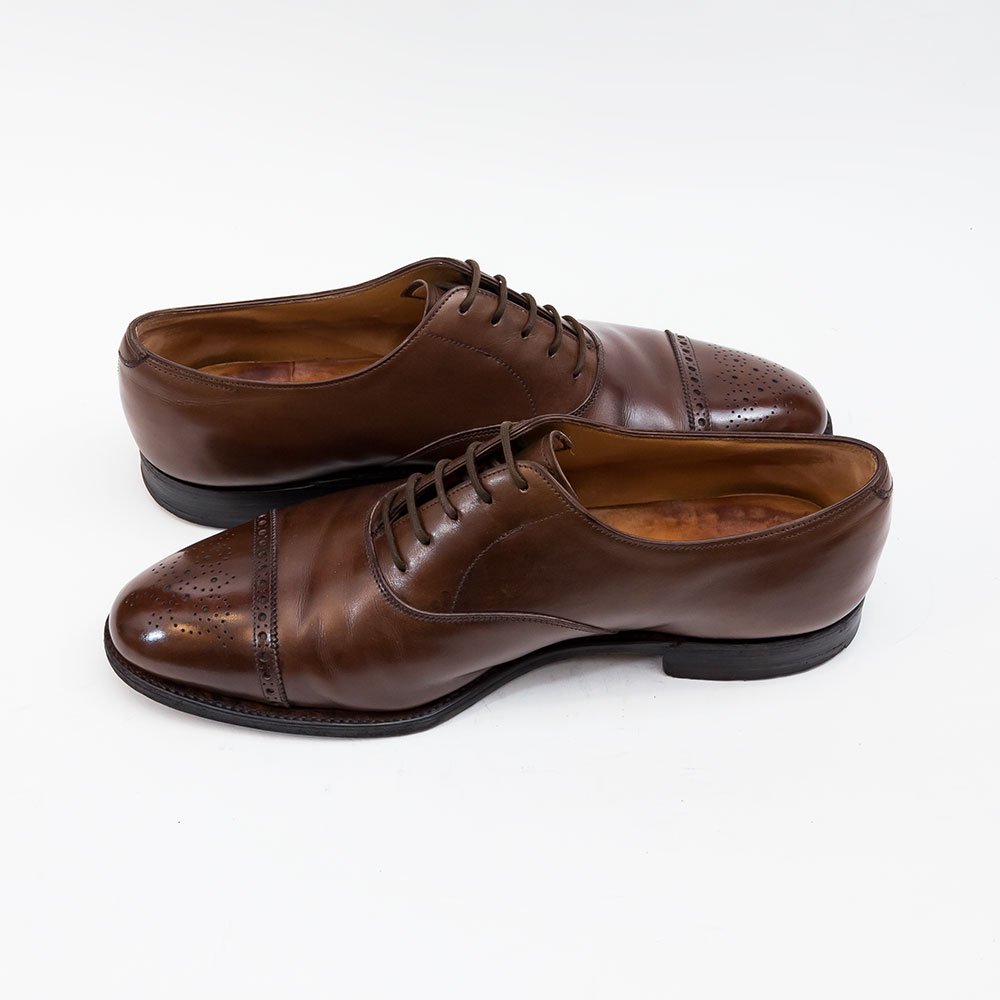 80/20クロス JOHN LOBB GROSVENOR ジョンロブ 木型8695 セミブローグ