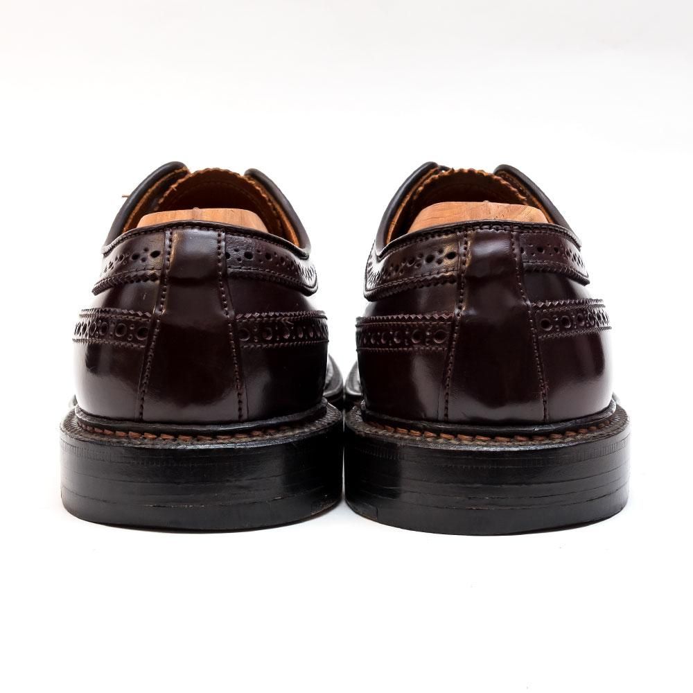 8/15まで！alden 9751 ブラックコードバンウィングチップ 楽天市場】オールデン ロング・ウィングチップ コードバン