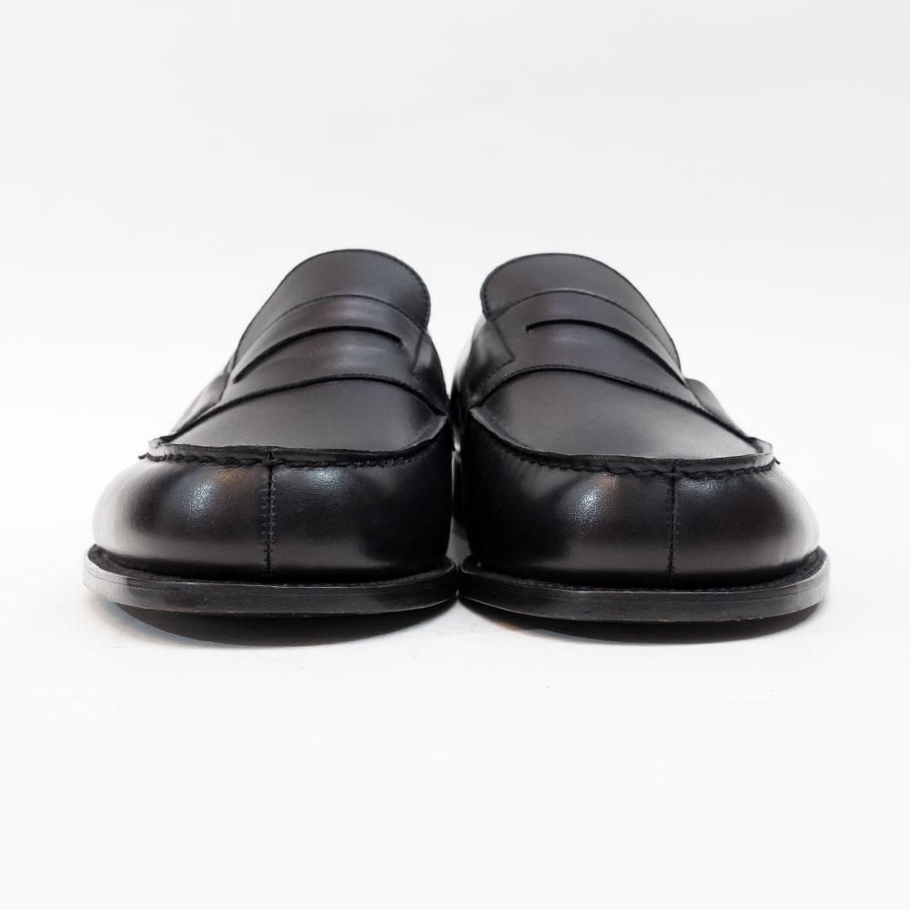 名作旧旧ロゴ【J.M.WESTON】シグニチャーローファー180 黒スウェード ジェイエムウエストン 180 シグニチャーローファー 旧ロゴ デット