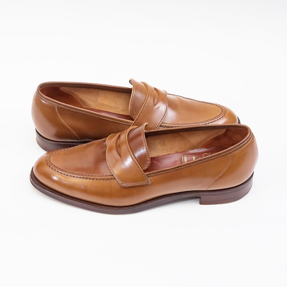 Crockett & Jones ローファー サイズ7E ウィスキーコードバン クロケット＆ジョーンズのウィスキーコードバンを使用した