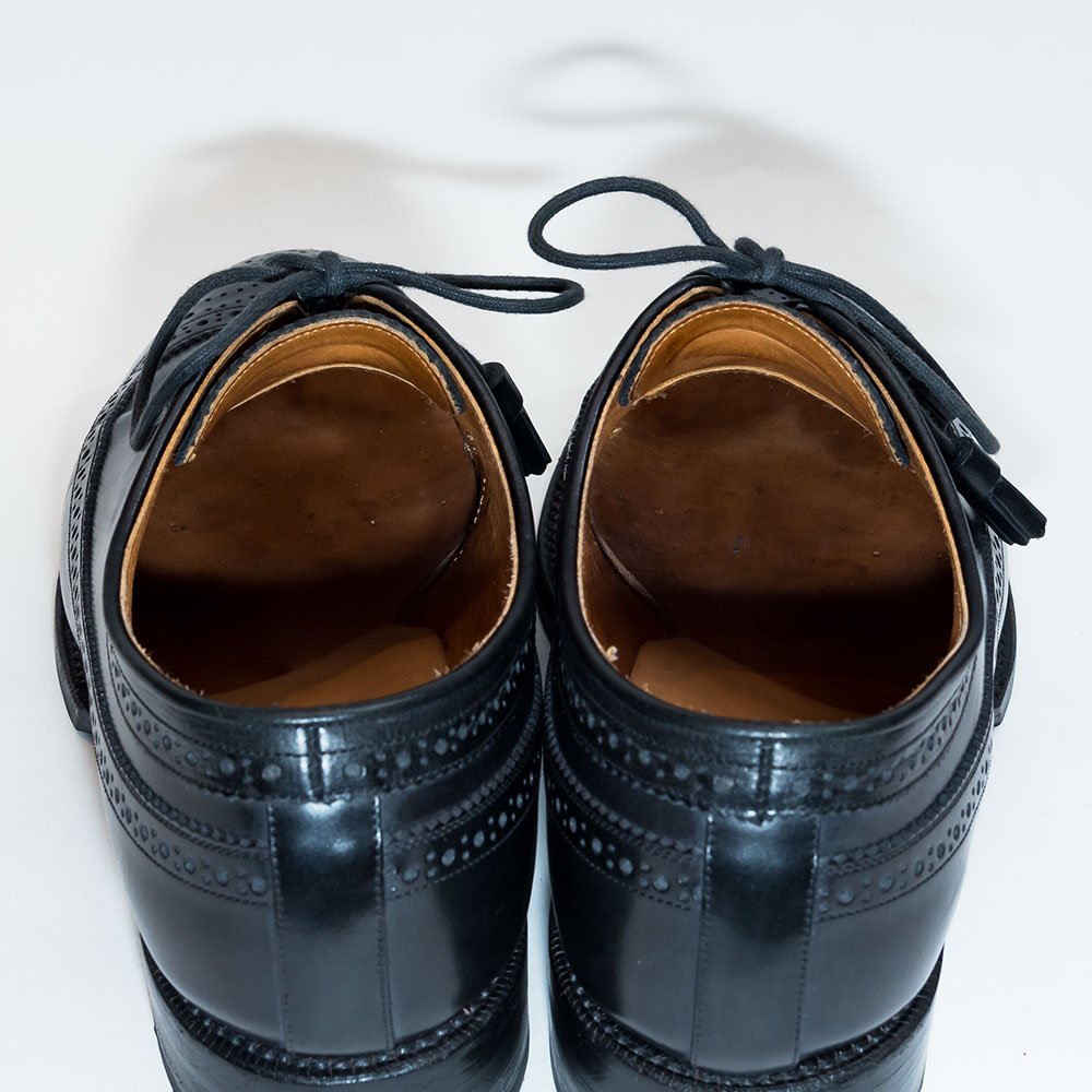 カルマンソロジー ロングウィングチップ A918 サイズ6.5 - 中古革靴