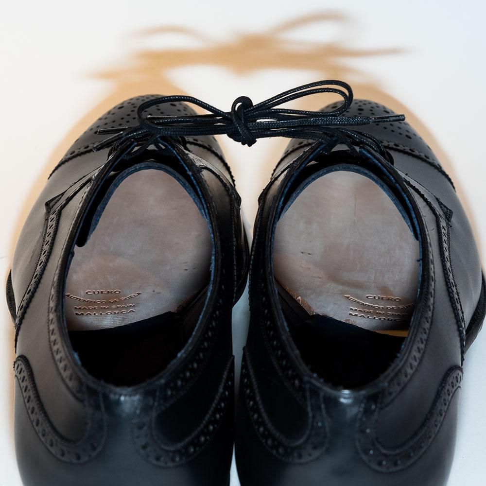 カチナ カルミナ 80499 外羽根セミブローグ アノネイ サイズ7.5 - 中古革靴