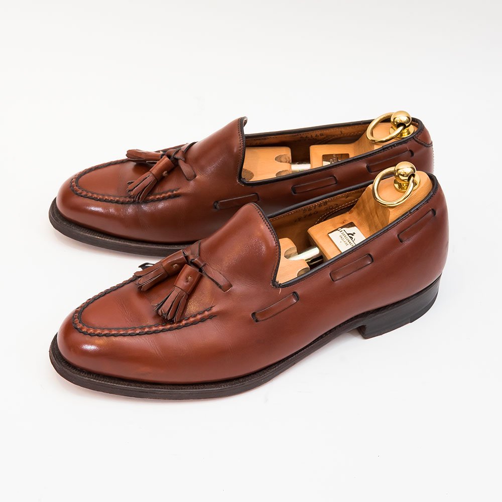 ジョンストンマーフィー タッセルローファー CROWN ARISTOCRAFT USA製 サイズ6.5E -  中古革靴販売|革靴の通販ラスタイルシューズショップ