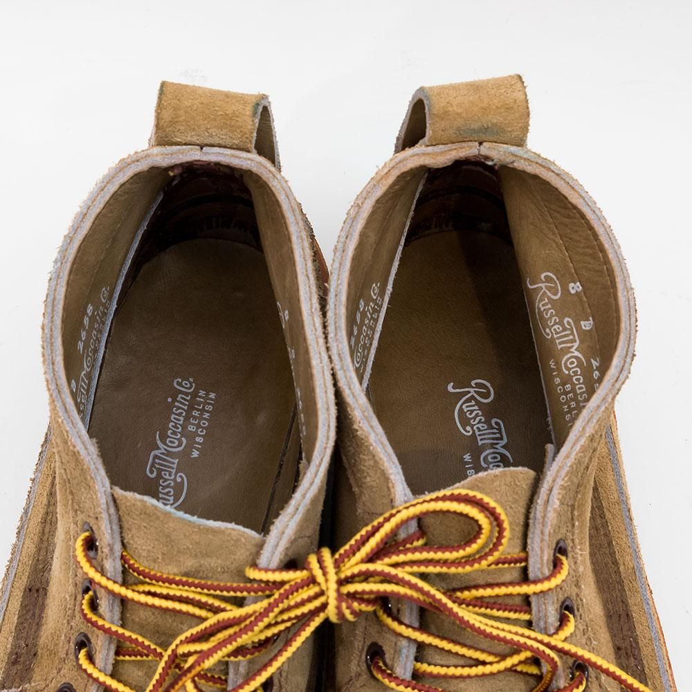 箱あり美品ラッセルモカシン スポーティングクレーチャッカ　8E ラッセルモカシン RUSSELL MOCCASIN スポーティング クレー