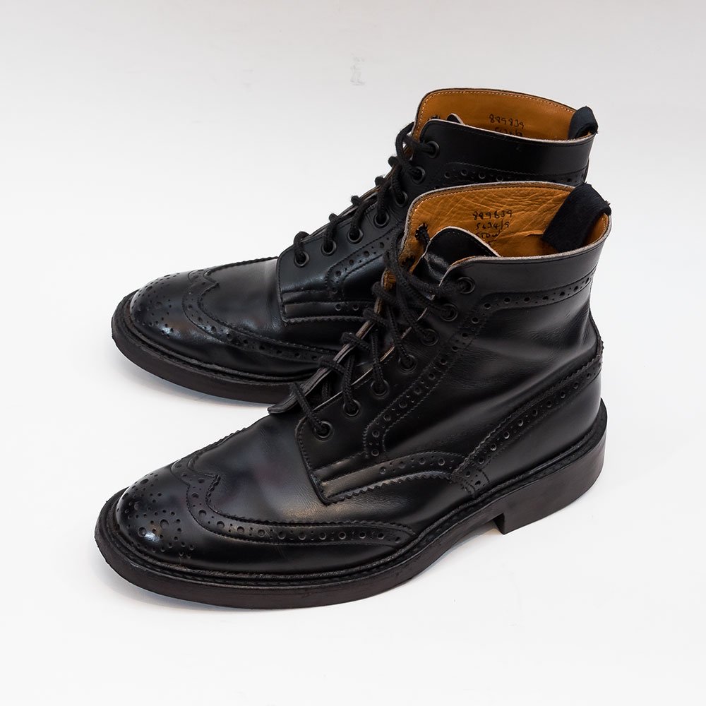 トリッカーズ 563419 STOW【ストウ】カントリーブーツ ブラック サイズ7.5Fitting5 -  中古革靴販売|革靴の通販ラスタイルシューズショップ