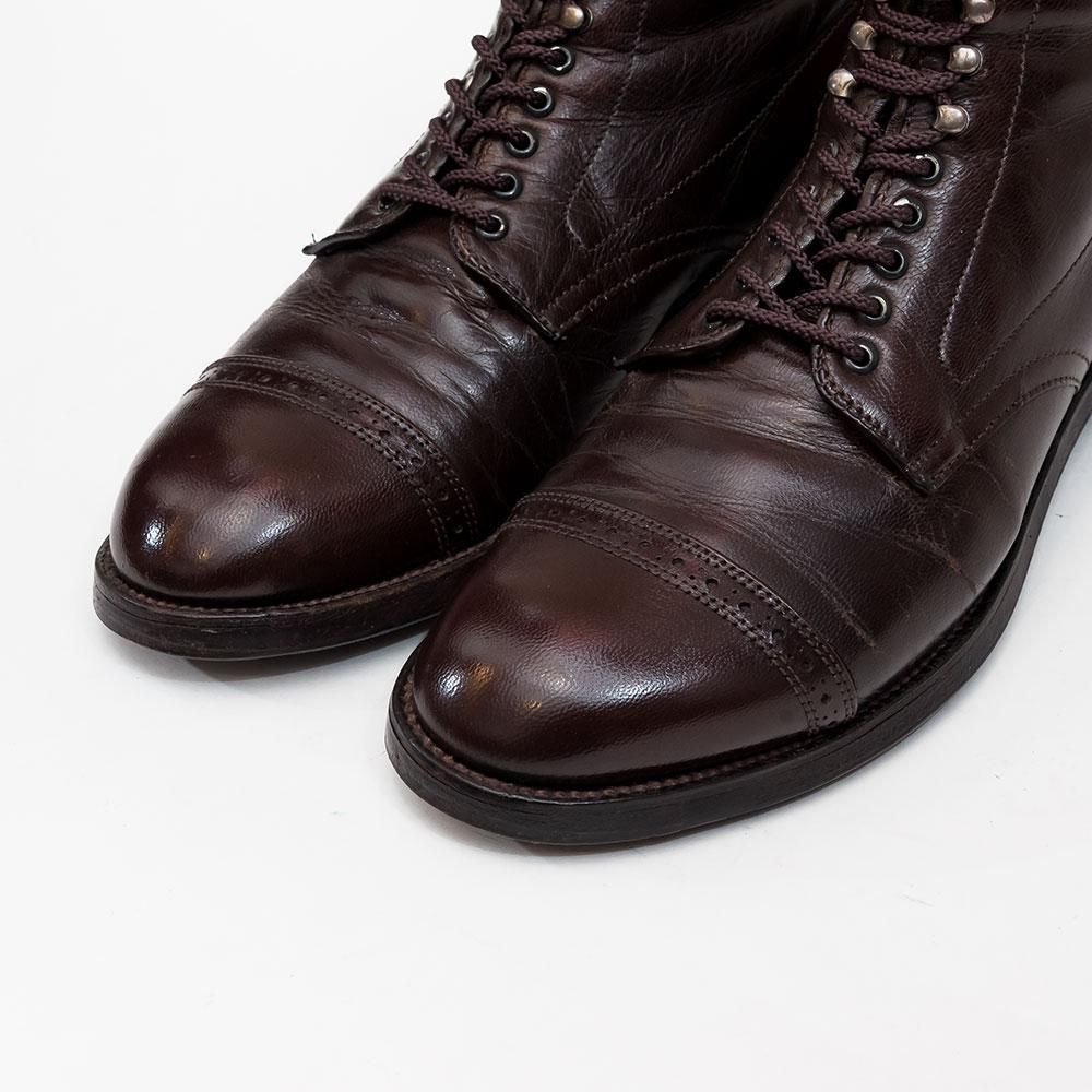 オールデン 41820H パンチドキャップトゥブーツ モディファイドラスト