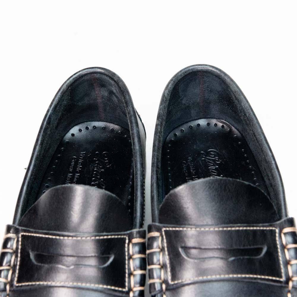 ⭐️未使用⭐️ パラブーツ　コロー　コインローファー　ドレスシューズ　ブラック 楽天市場】パラブーツ PARABOOT 国内正規品 CORAUX コローモデル