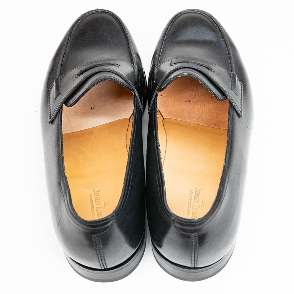 ジョンロブ LOPEZ【ロペス】ブラック カーフ ローファー 旧ジョンロブ