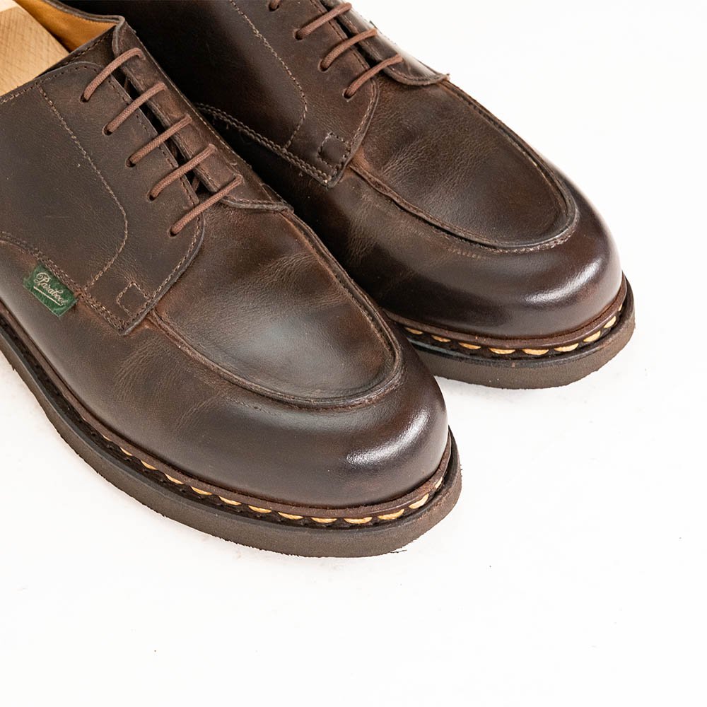 パラブーツ CHAMBORD【シャンボード】Uチップ マロン GRINGO TG オイルドヌバックレザー サイズ7F - 中古革靴販売|革靴の