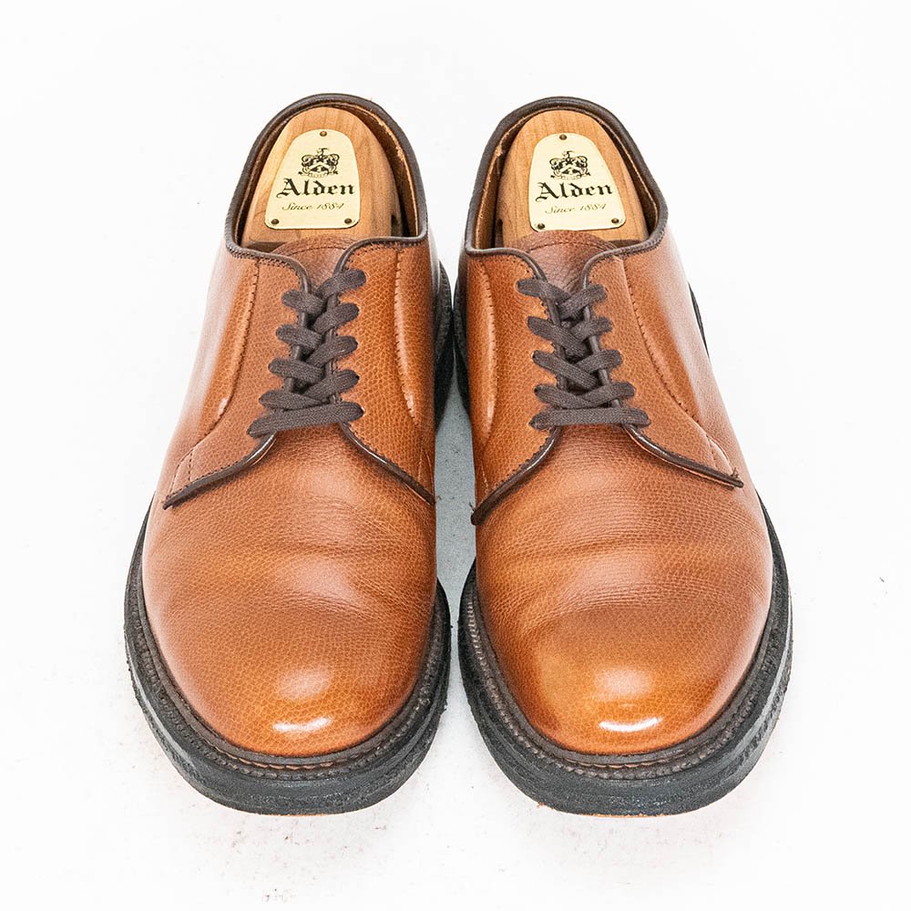 オールデン 947 プレーントゥ アルパインカーフ サイズ7D - 中古革靴 