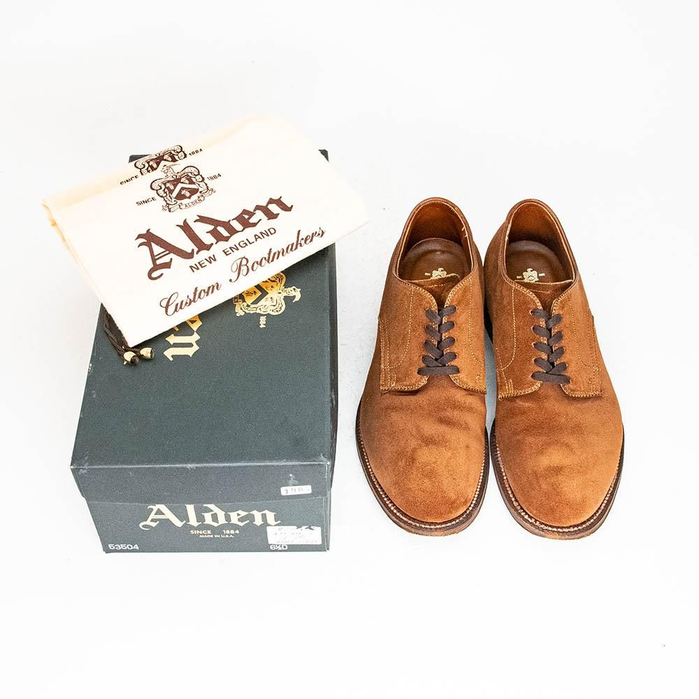 ALDEN 53504 モディファイドラスト　スエード短靴 ALDEN 53504 モディファイドラスト スエード短靴