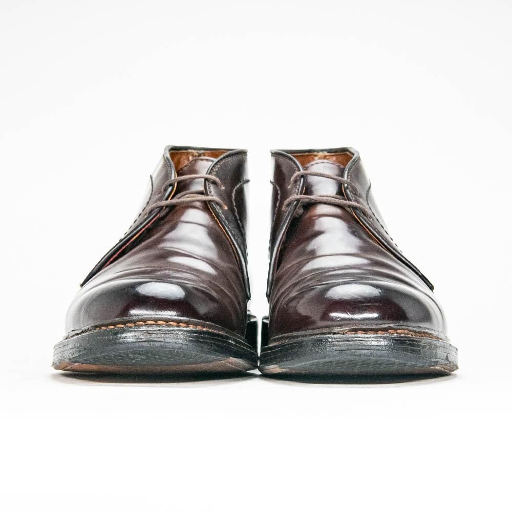 オールデン　1339 コードバンチャッカブーツ　6.5 バーガンディ オールデン 1339 チャッカブーツ バーガンディ コードバン