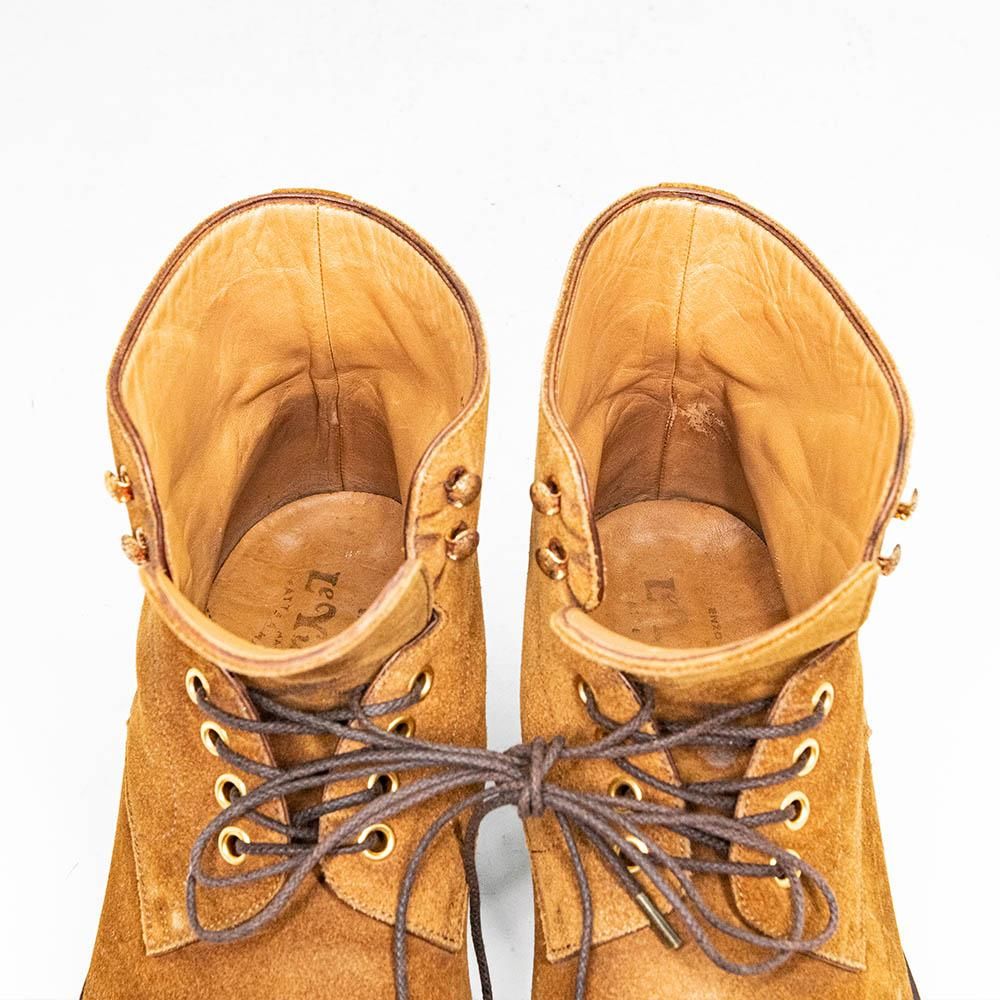 レユッカス Y18911mod レースアップブーツ スエード Atelier別注