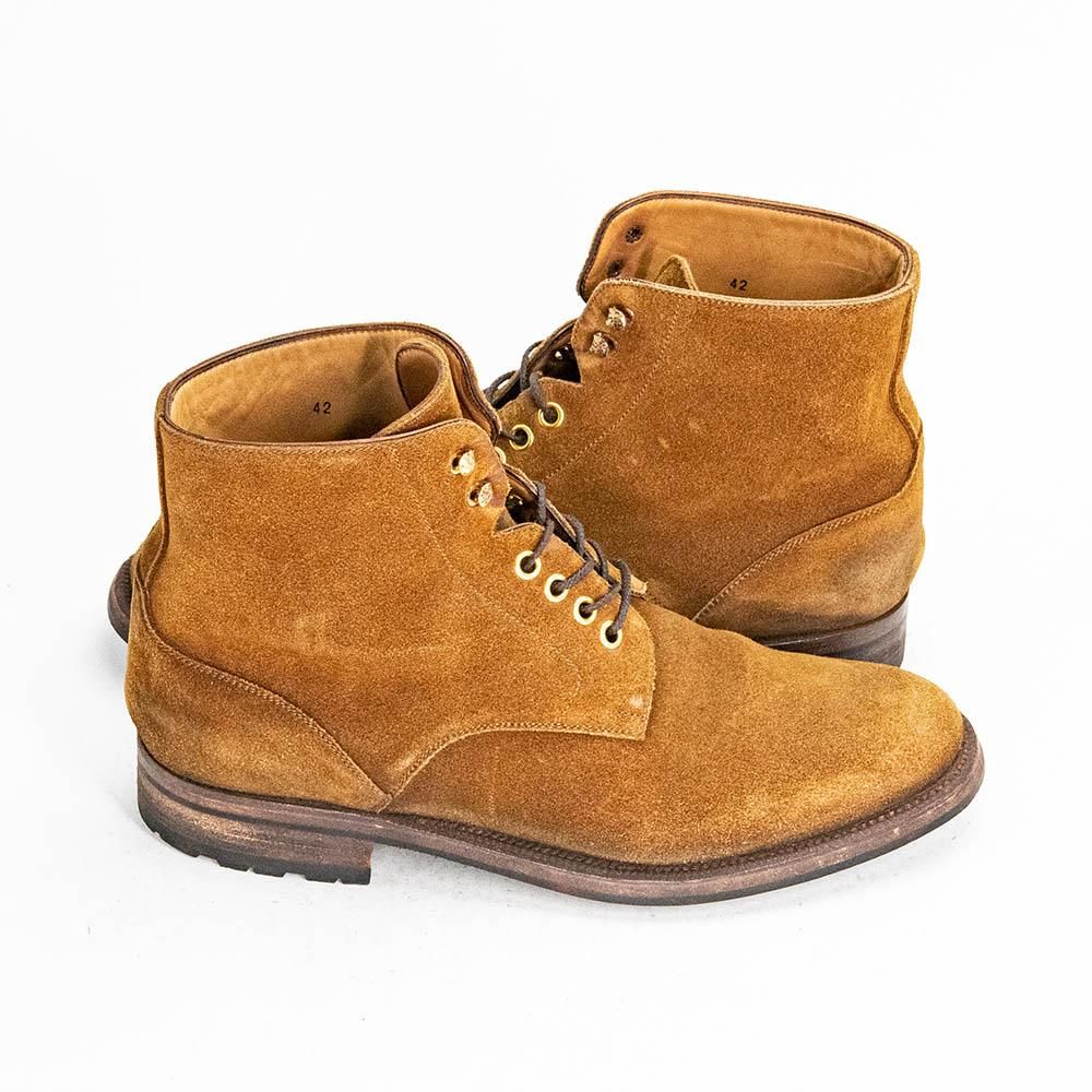 レユッカス Y18911mod レースアップブーツ スエード Atelier別注