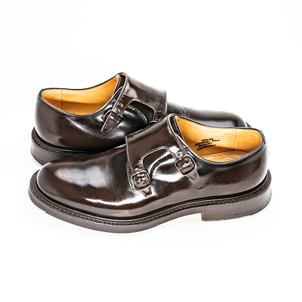 チャーチ LAMBOURN【ランボーン】ダブルモンク ライトエボニー ポリッシュドバインダー サイズ65F - 中古革靴販売|革靴の通販ラス