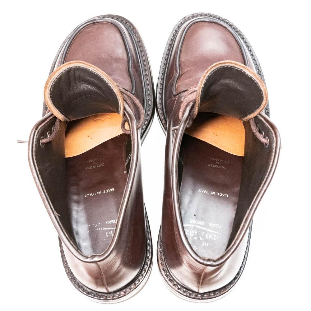 シルバノマッツァ 98340G Uチップ ブーツ ブラウン レディース サイズ