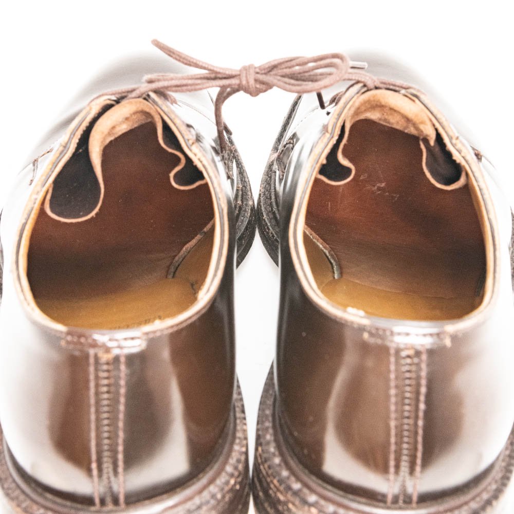 チャーチ SHANNON【シャノン】プレーントゥ ライトエボニー ポリッシュドバインダー 4都市 173ラスト サイズ5.5F - 中古革靴