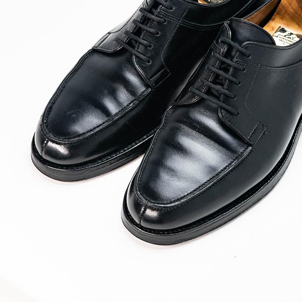 ジョンロブBARROS サイズ5E黒ストレートチップシューズ シューキーパー付き ジョンロブ BARROS【バロス】 Uチップ ブラック サイズ5.5E - 中古革靴