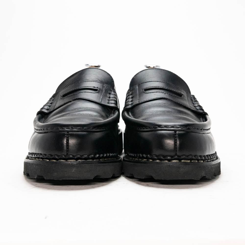 パラブーツ REIMS【ランス】 ローファー ブラック リスレザー サイズ7.5F - 中古革靴販売|革靴の通販ラスタイルシューズショップ