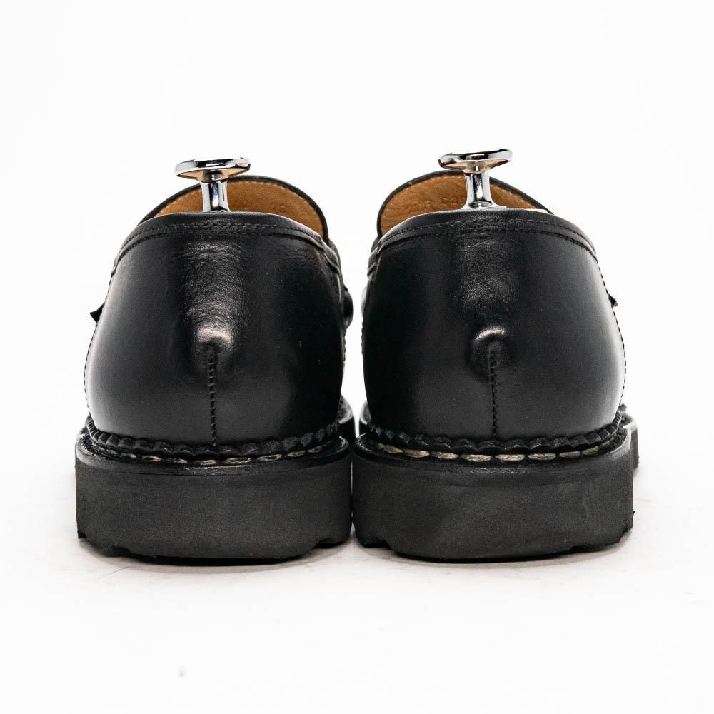 パラブーツ REIMS【ランス】 ローファー ブラック リスレザー サイズ7.5F - 中古革靴販売|革靴の通販ラスタイルシューズショップ